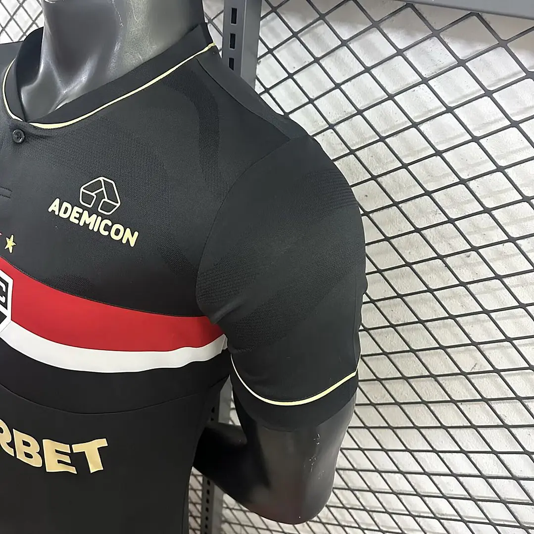 CAMISA SÃO PAULO 25/26 TERCEIRA - Versão Jogador Slim Fit - Todos os Patrocínios 2