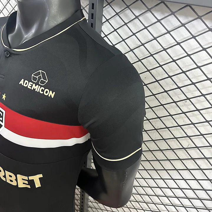 CAMISA SÃO PAULO 25/26 TERCEIRA - Versão Jogador Slim Fit - Todos os Patrocínios 2