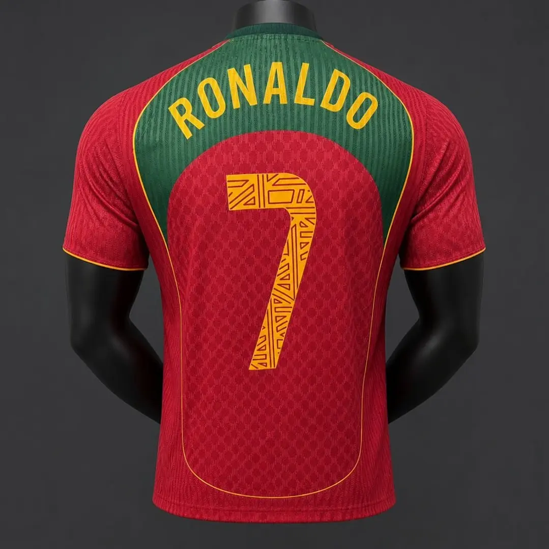 CAMISA PORTUGAL 2026 - Edição Especial Cristiano Ronaldo - Versão Jogador Slim Fit 2