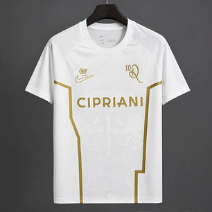 CAMISA RAVENNA FC 26/27 EDIÇÃO ESPECIAL RONALDINHO 10 - Branca e Dourada