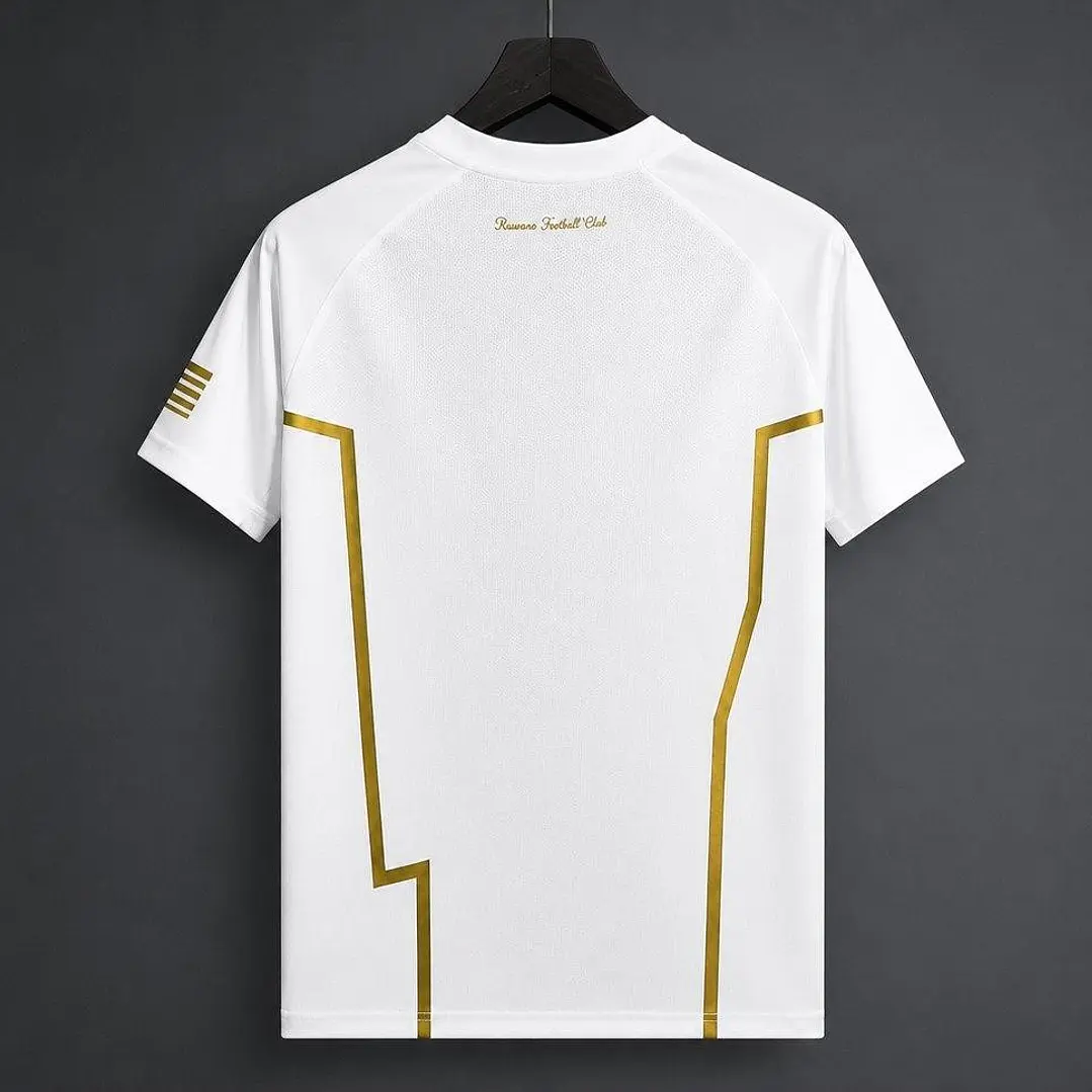 CAMISA RAVENNA FC 26/27 EDIÇÃO ESPECIAL RONALDINHO 10 - Branca e Dourada 2
