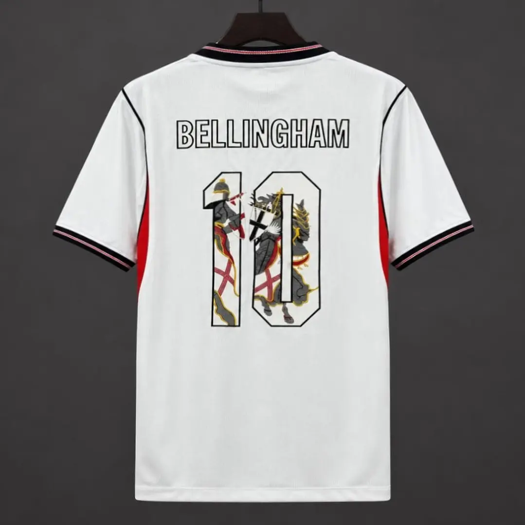 CAMISA INGLATERRA 2026 CASA - Branca - BELLINGHAM 10 (Nome e Número Inclusos) 2