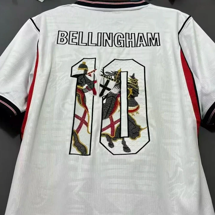 CAMISA INGLATERRA 2026 CASA - Branca - BELLINGHAM 10 (Nome e Número Inclusos) 3