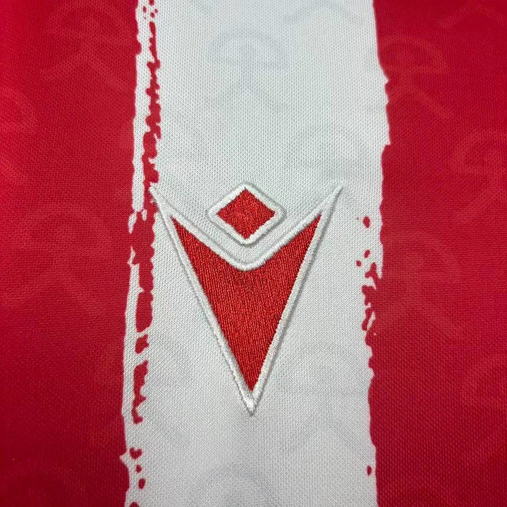 CAMISA ALMERÍA 26/27 CASA - Vermelha e Branca Listrada 2