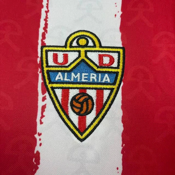 CAMISA ALMERÍA 26/27 CASA - Vermelha e Branca Listrada 3