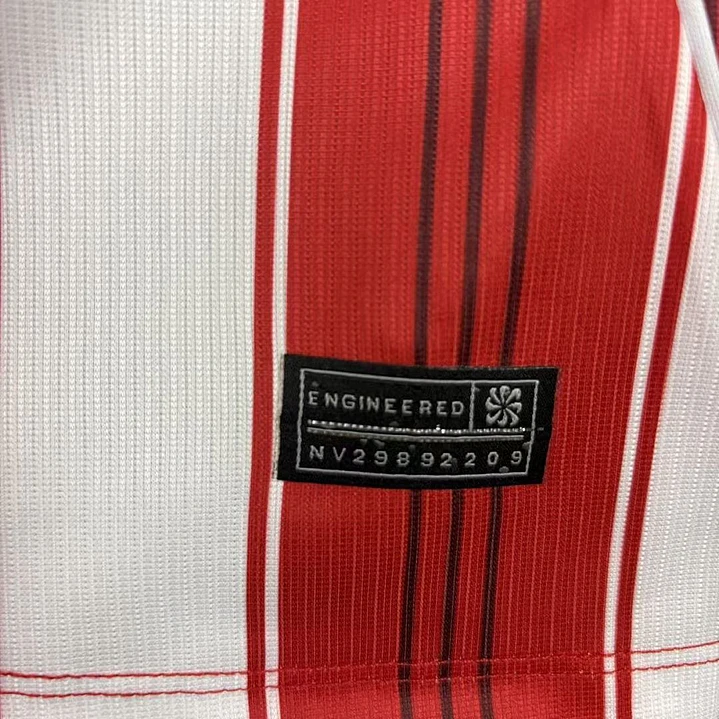 CAMISA ATLÉTICO DE MADRID 26/27 CASA - Vermelha e Branca Listrada 6