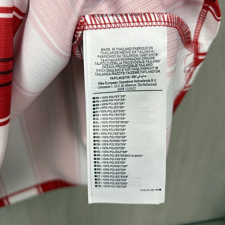 CAMISA ATLÉTICO DE MADRID 26/27 CASA - Vermelha e Branca Listrada 7