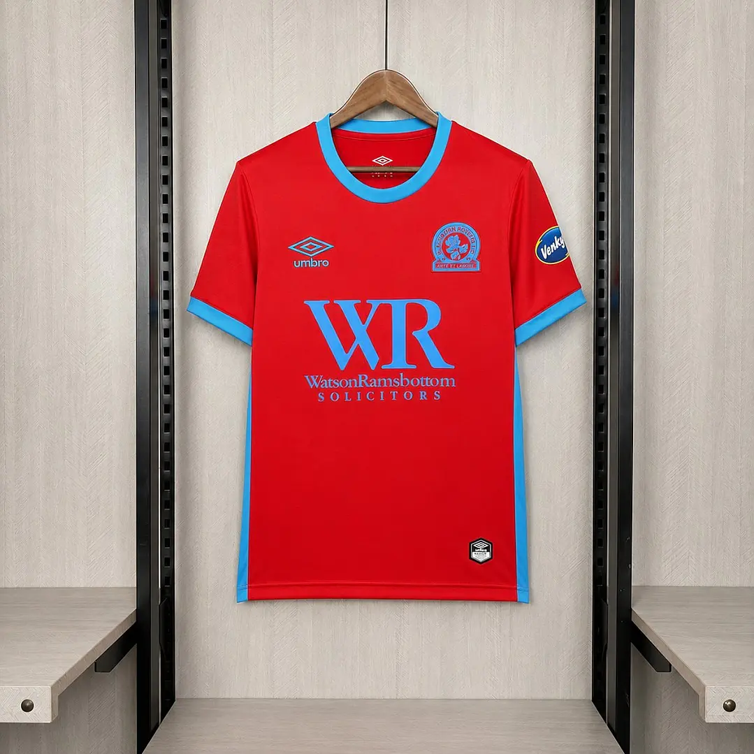 CAMISA BLACKBURN ROVERS 26/27 FORA - Vermelha 1