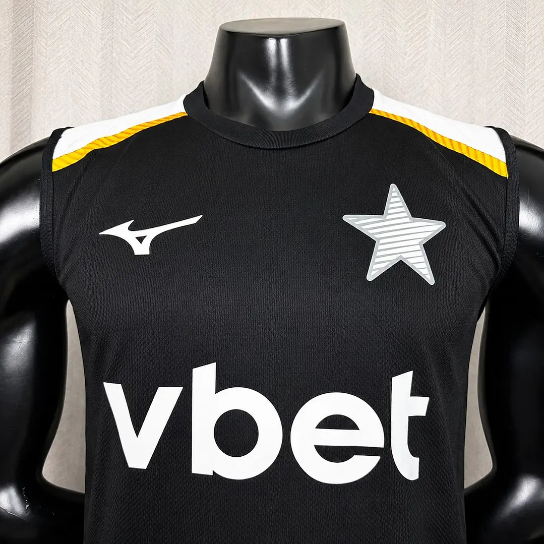 REGATA BOTAFOGO 26/27 TREINO - Preta - Versão Jogador Slim Fit 4