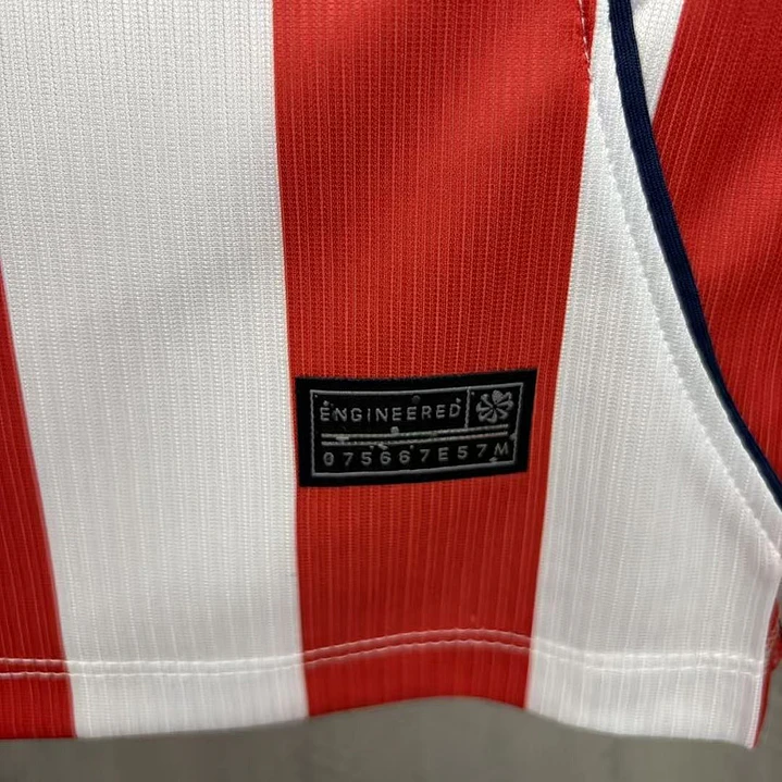 CAMISA CHIVAS GUADALAJARA 26/27 CASA - Vermelha e Branca Listrada 6