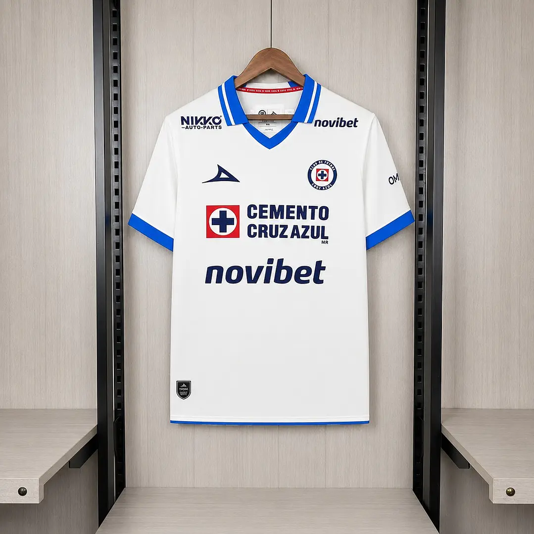 CAMISA CRUZ AZUL 26/27 FORA - Branca 1