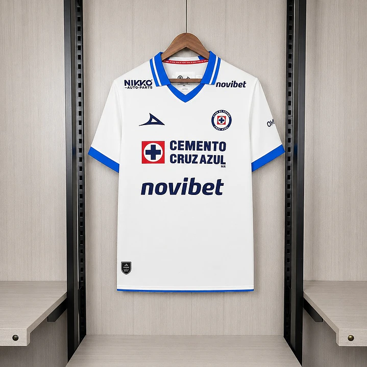 CAMISA CRUZ AZUL 26/27 FORA - Branca 1