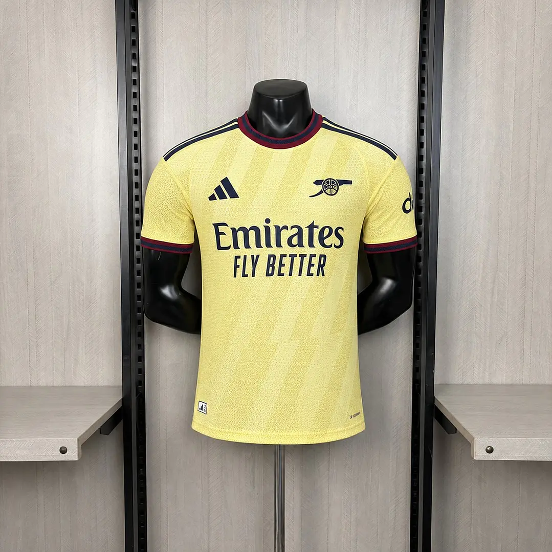 CAMISA ARSENAL 26/27 TERCEIRA - Amarelo Claro - Versão Jogador Slim Fit 1