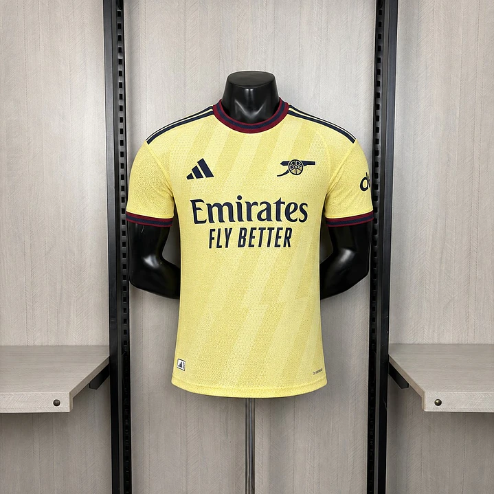 CAMISA ARSENAL 26/27 TERCEIRA - Amarelo Claro - Versão Jogador Slim Fit 1