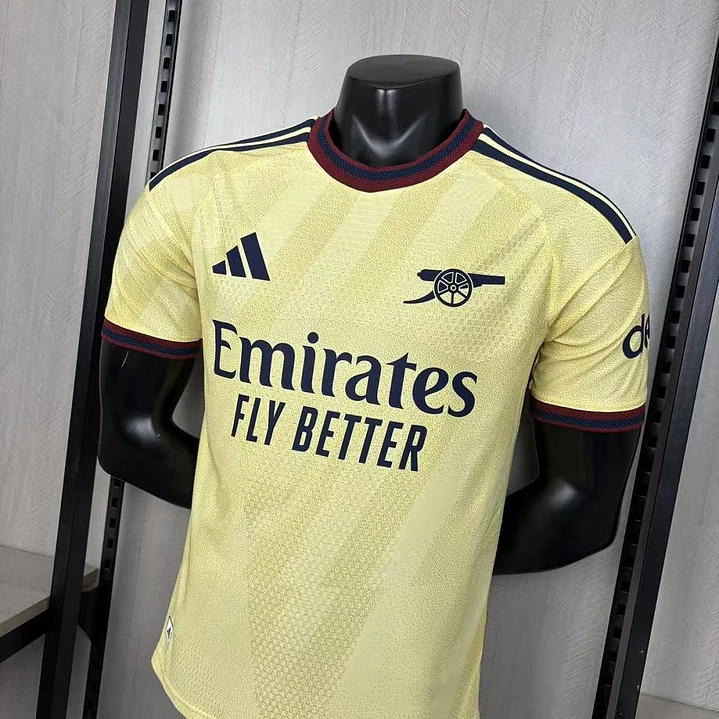 CAMISA ARSENAL 26/27 TERCEIRA - Amarelo Claro - Versão Jogador Slim Fit 6