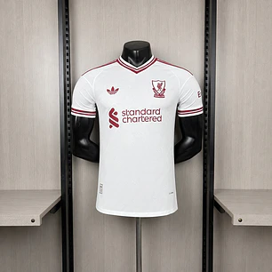 CAMISA LIVERPOOL 26/27 FORA - Branca - Versão Jogador Slim Fit