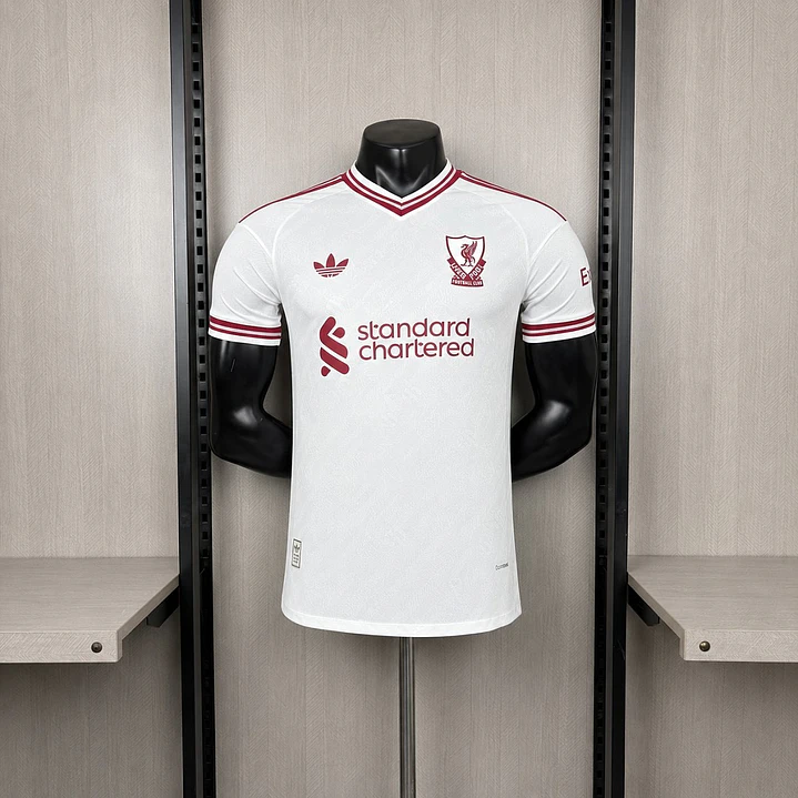 CAMISA LIVERPOOL 26/27 FORA - Branca - Versão Jogador Slim Fit 1