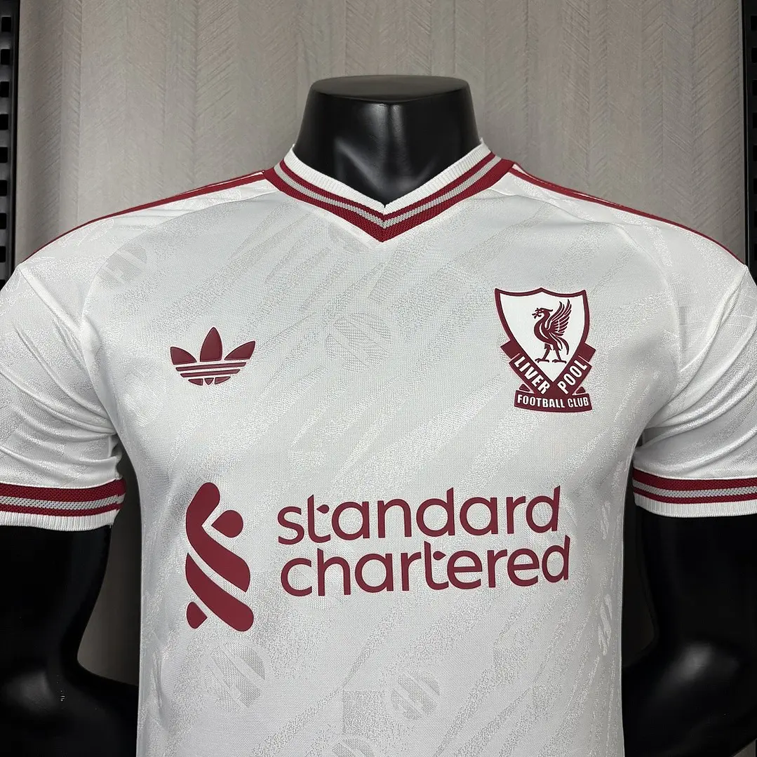 CAMISA LIVERPOOL 26/27 FORA - Branca - Versão Jogador Slim Fit 4