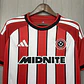 CAMISA SHEFFIELD UNITED 26/27 CASA - Vermelha e Branca Listrada - thumbnail 6