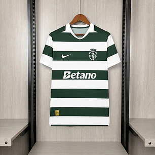CAMISA SPORTING CP 26/27 CASA - Verde e Branca Listrada