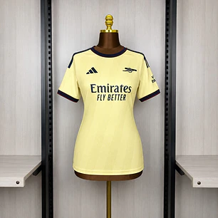 CAMISA ARSENAL 26/27 TERCEIRA - Amarelo Claro - Feminina