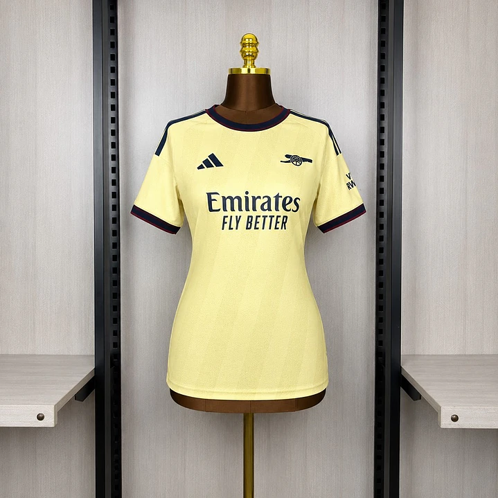 CAMISA ARSENAL 26/27 TERCEIRA - Amarelo Claro - Feminina 1