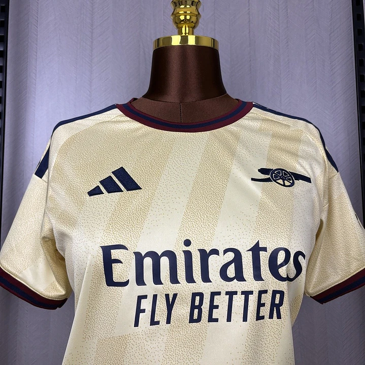 CAMISA ARSENAL 26/27 TERCEIRA - Amarelo Claro - Feminina 6