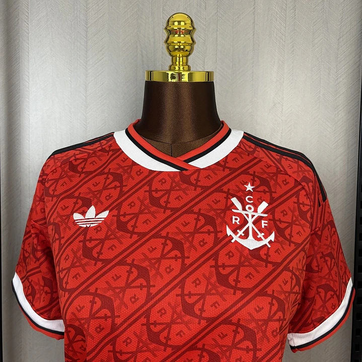 CAMISA FLAMENGO III 26/27 - Vermelha Estampada - Feminina 4