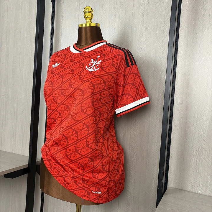 CAMISA FLAMENGO III 26/27 - Vermelha Estampada - Feminina 7