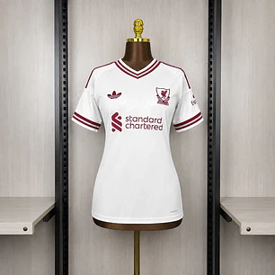 CAMISA LIVERPOOL 26/27 FORA - Branca - Feminina