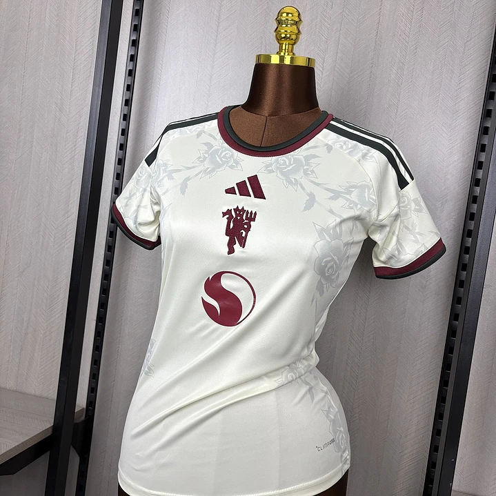 CAMISA MANCHESTER UNITED 26/27 TERCEIRA - Branca - Feminina 4