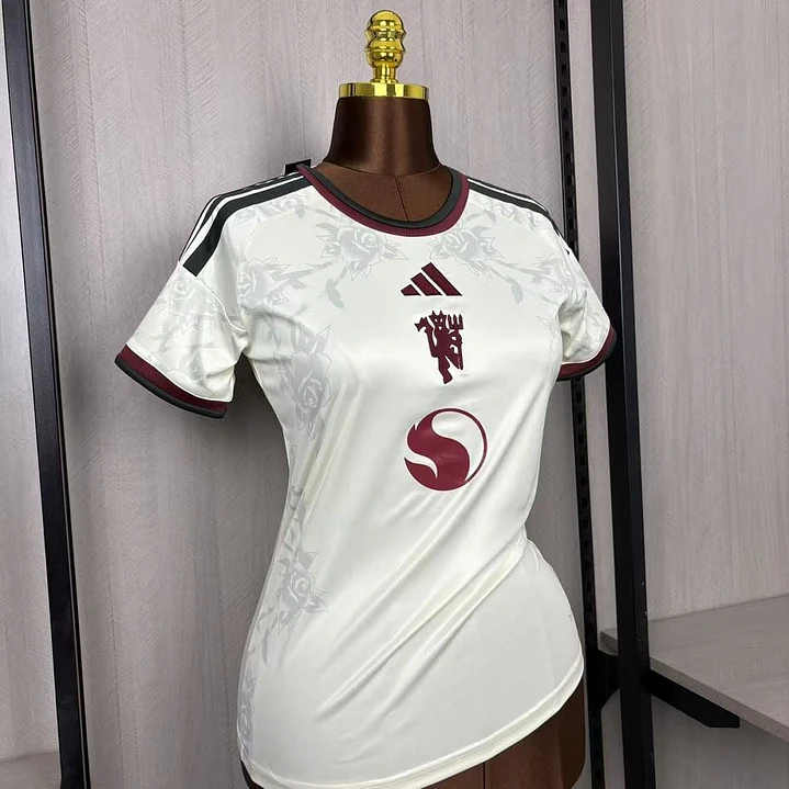 CAMISA MANCHESTER UNITED 26/27 TERCEIRA - Branca - Feminina 5