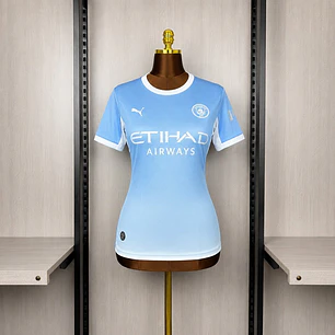 CAMISA MANCHESTER CITY 26/27 CASA - Azul Celeste - Feminina