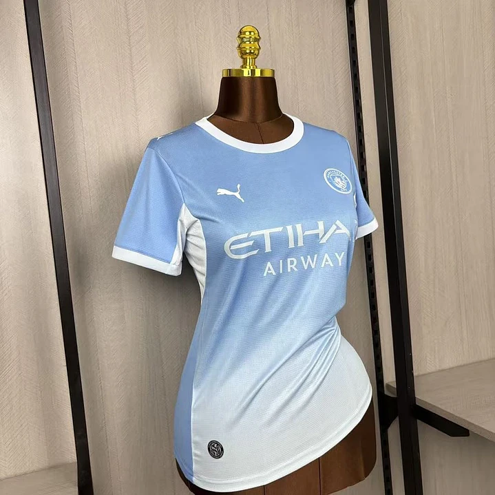 CAMISA MANCHESTER CITY 26/27 CASA - Azul Celeste - Feminina 6