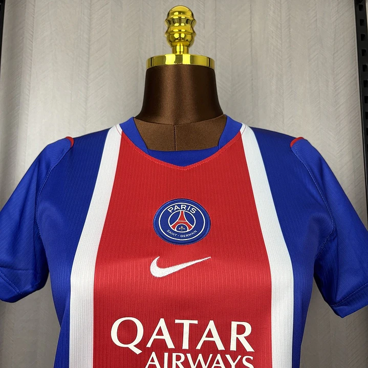 CAMISA PSG 26/27 CASA - Azul e Vermelha - Feminina 3
