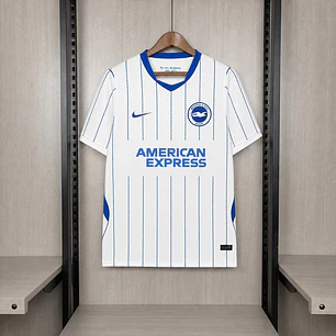 CAMISA BRIGHTON 26/27 FORA - Branca Listrada