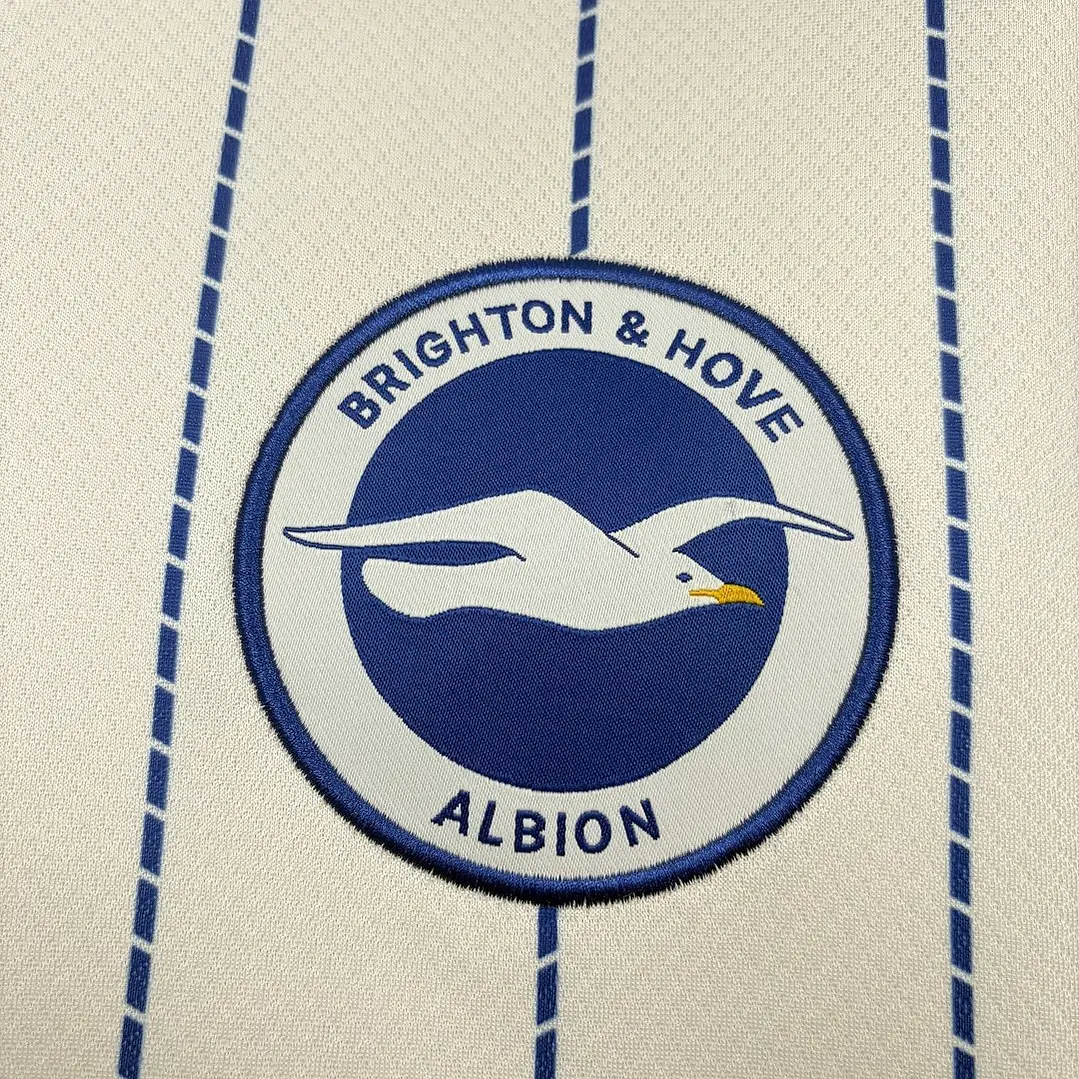 CAMISA BRIGHTON 26/27 FORA - Branca Listrada 3