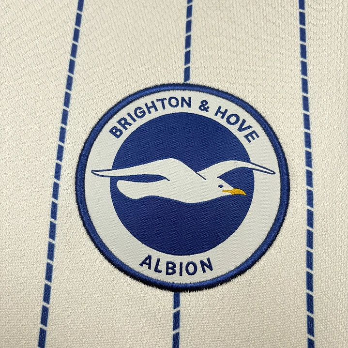 CAMISA BRIGHTON 26/27 FORA - Branca Listrada 3