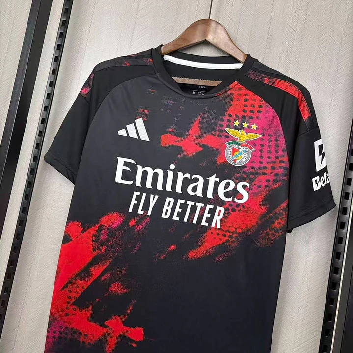 CAMISA BENFICA 26/27 TERCEIRA - Preta e Vermelha 5