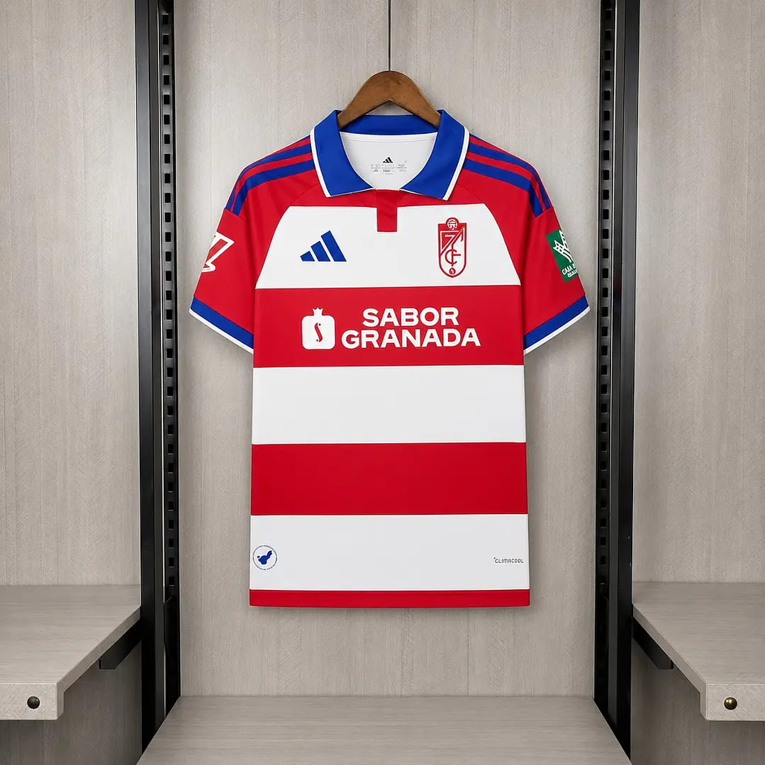 CAMISA GRANADA 26/27 CASA - Vermelha e Branca 1