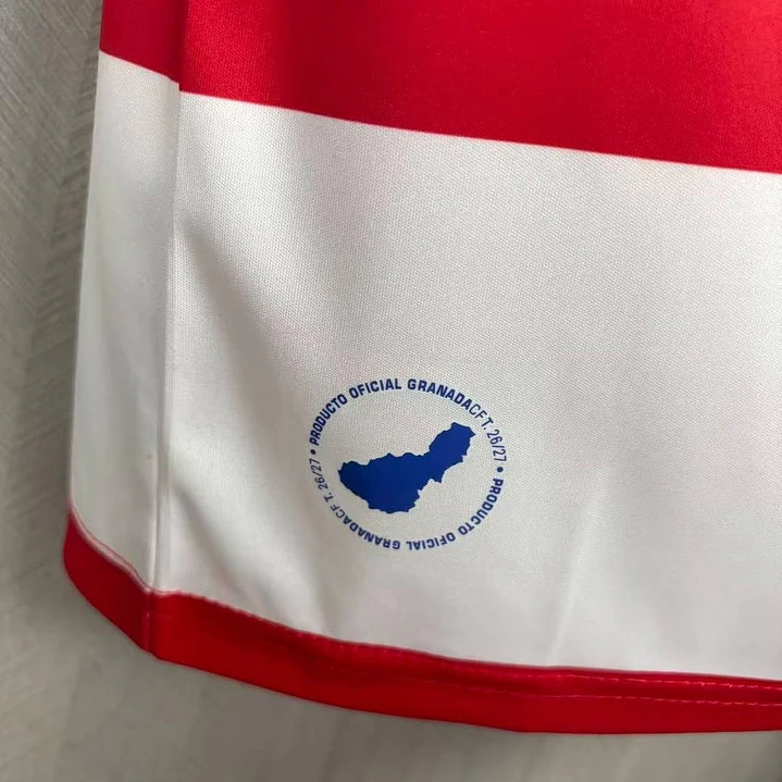 CAMISA GRANADA 26/27 CASA - Vermelha e Branca 7