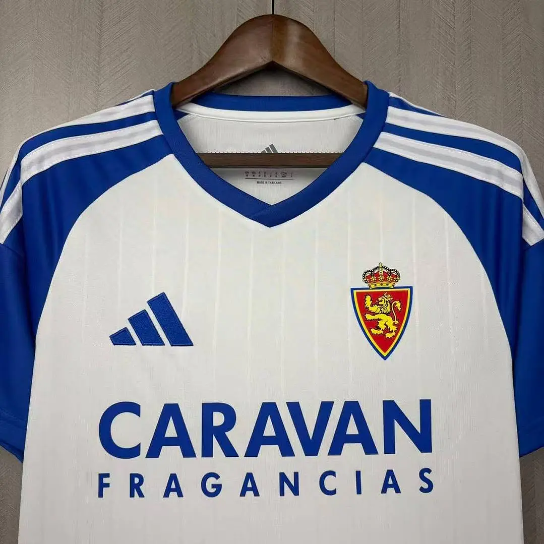 CAMISA REAL ZARAGOZA 26/27 CASA - Branca e Azul 4