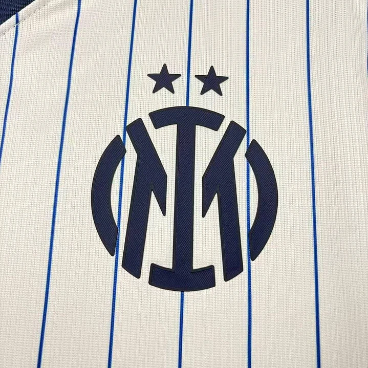 CAMISA INTER DE MILÃO 26/27 FORA - Branca Listrada 3
