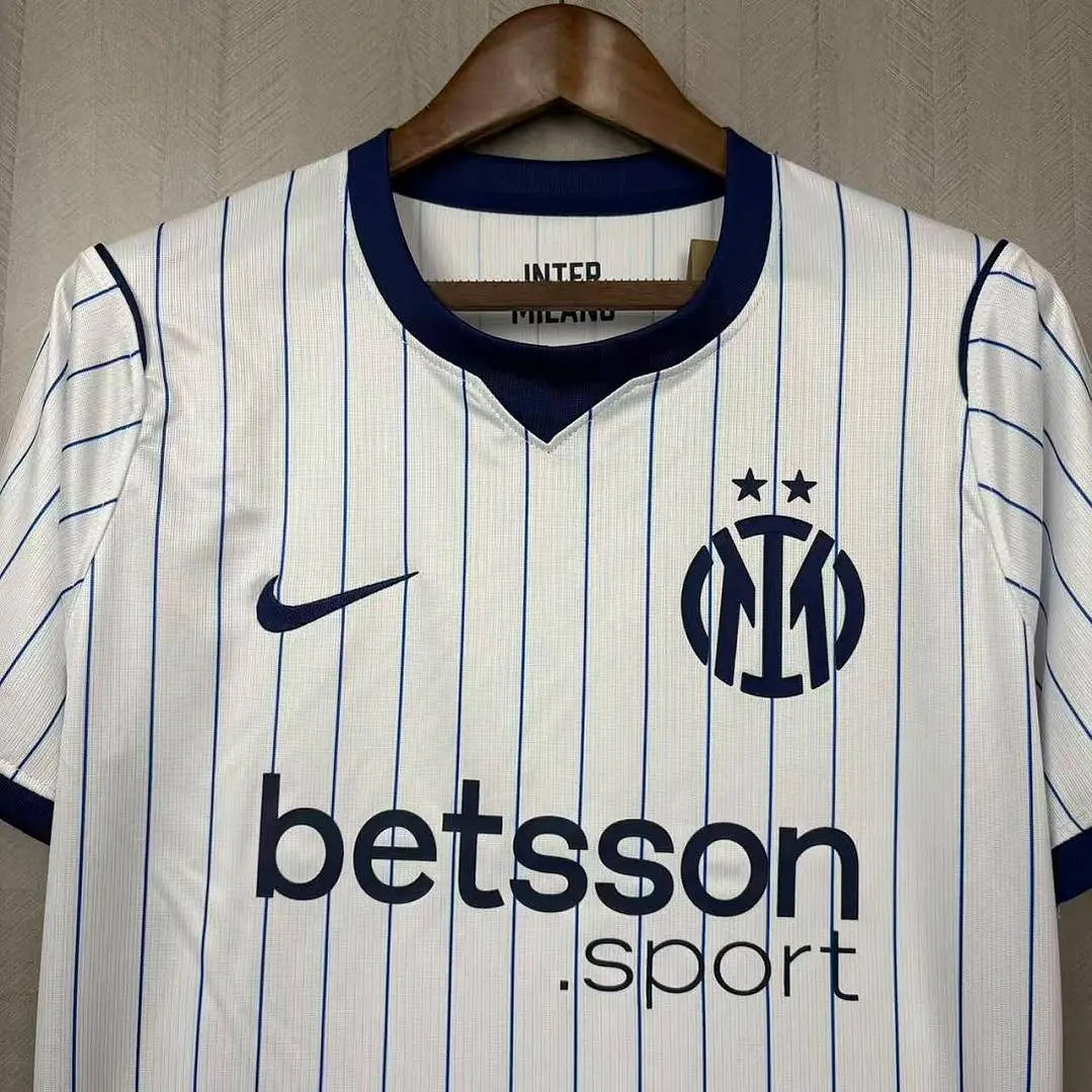 CAMISA INTER DE MILÃO 26/27 FORA - Branca Listrada 4