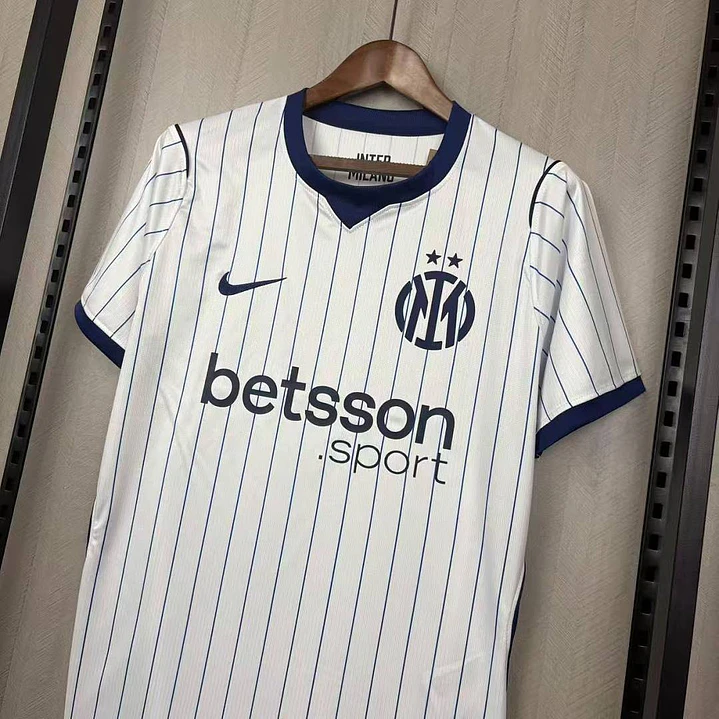 CAMISA INTER DE MILÃO 26/27 FORA - Branca Listrada 5