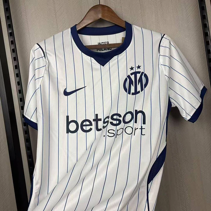 CAMISA INTER DE MILÃO 26/27 FORA - Branca Listrada 6