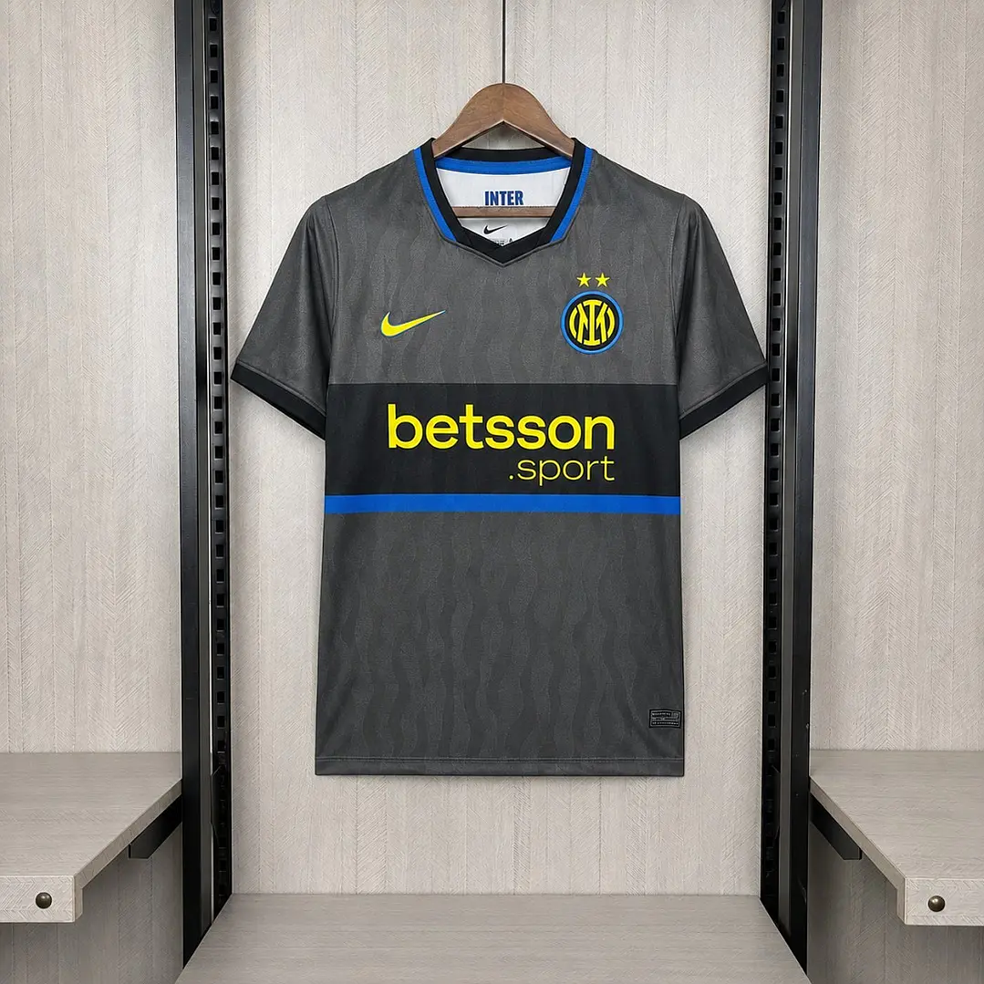 CAMISA INTER DE MILÃO 26/27 - Cinza 1