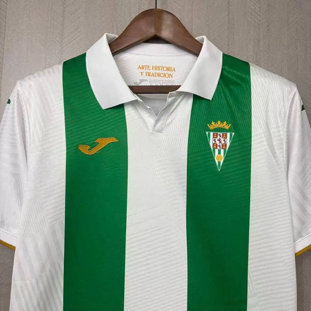 CAMISA CÓRDOBA CF 26/27 CASA - Verde e Branca 4