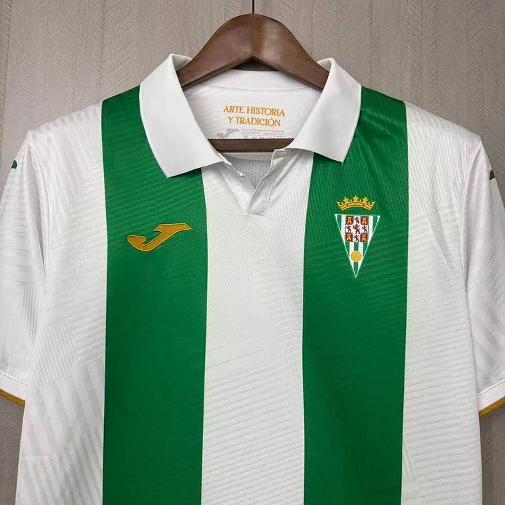CAMISA CÓRDOBA CF 26/27 CASA - Verde e Branca 4