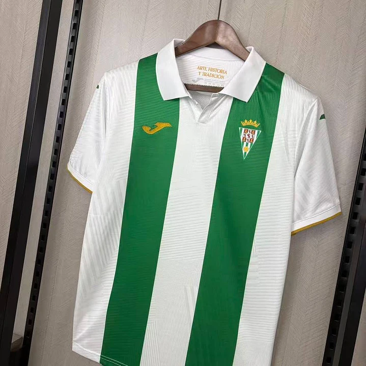 CAMISA CÓRDOBA CF 26/27 CASA - Verde e Branca 5